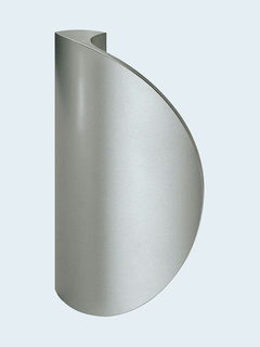 Nr. 4171: Stoßplatte, 119 x  200 mm, Aluminium naturfarbig